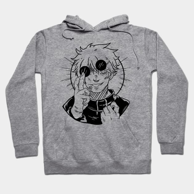 Gojo Satoru Hoodie by Kowaii Arts